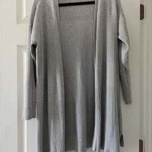 Gray Women's Open Front Cardigan